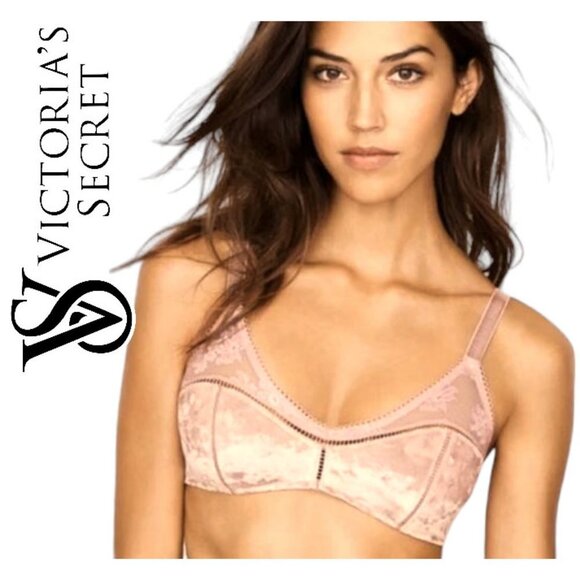 Victoria's Secret Barbie Crushed Velvet Lace Bra - Picture 1 of 16